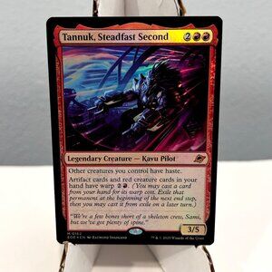 TANNUK, STEADFAST SECOND FOIL Edge of Eternities Pack Fresh Mint MTG